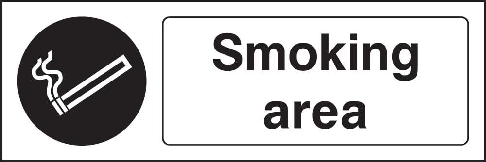 Signage: Smoking Area (SMOK0071)