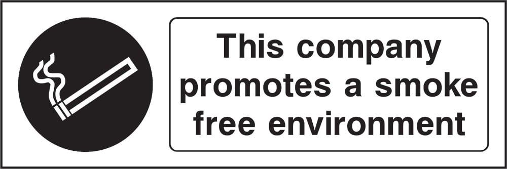 Signage: Smoke Free Environment (SMOK0072)