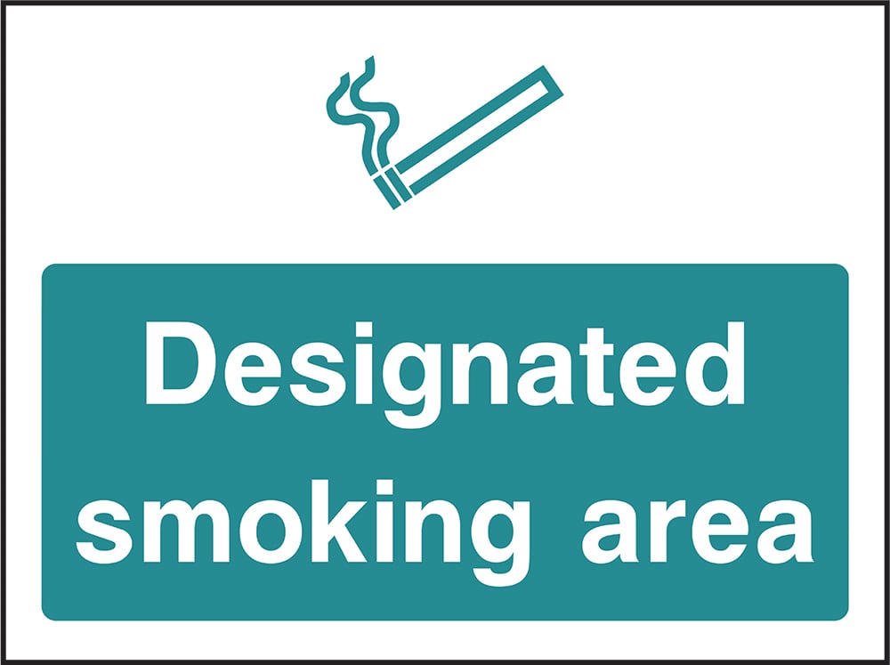 Signage: Designated Smoking Area (SMOK0085)