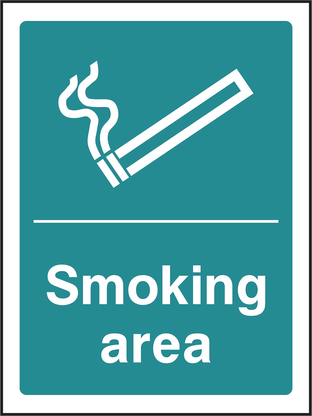 Signage: Smoking Area (SMOK0089)