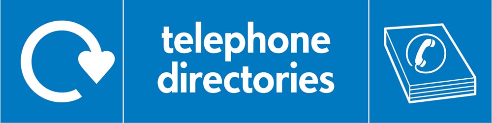 Signage: Telephone Directories (PAPE0023)