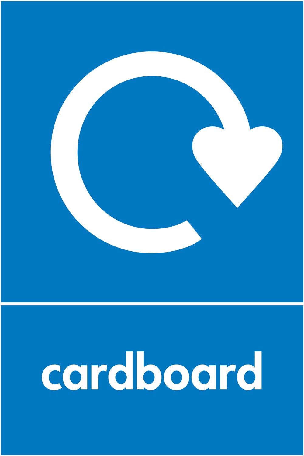 Signage: Cardboard Recycling (PAPE0025)
