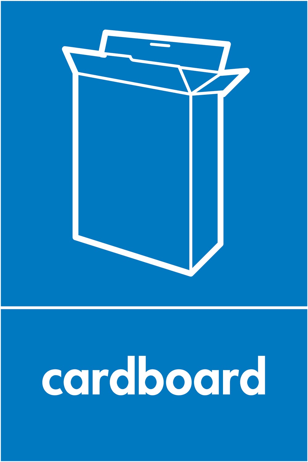 Signage: Cardboard Recycling (PAPE0033)