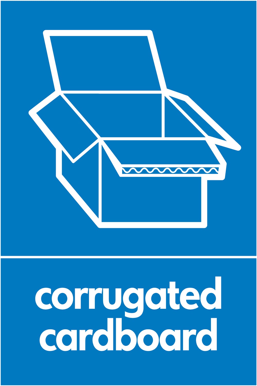 Signage: Corrugated Cardboard (PAPE0034)