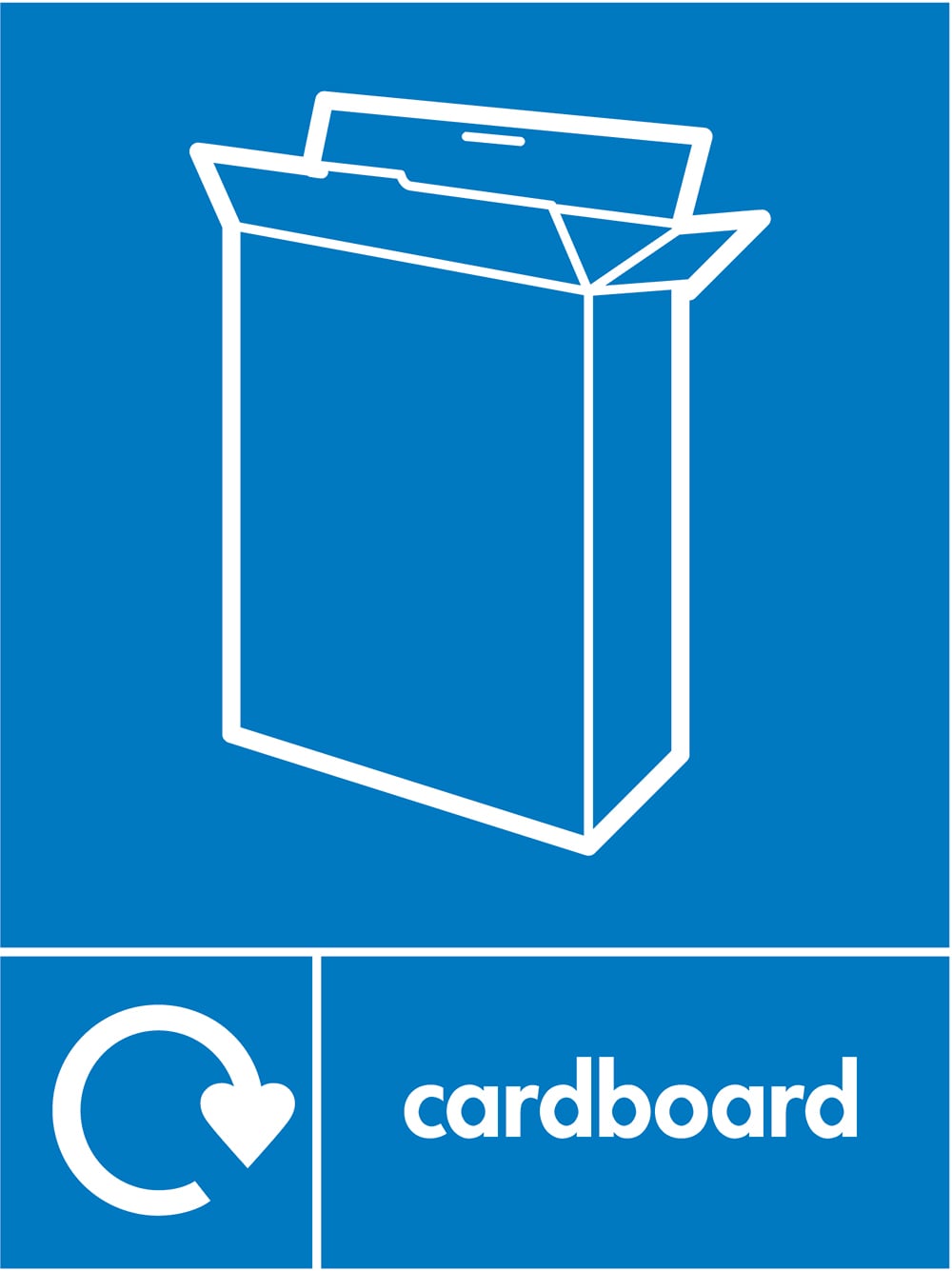 Signage: Cardboard Recycling (PAPE0041)