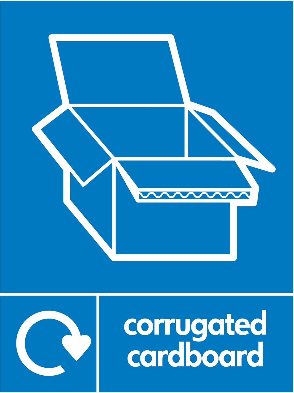 Signage: Corrugated Cardboard (PAPE0042)