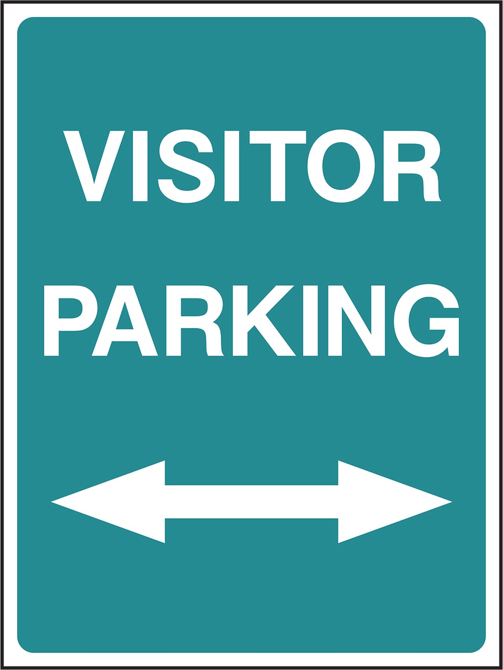 Signage: Visitor Parking Both Ways (PARK0035)