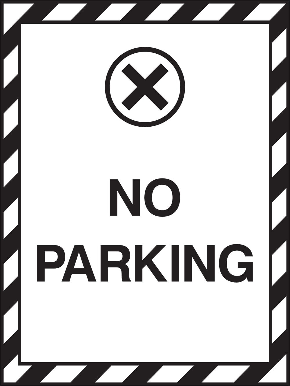 Signage: No Parking (PARK0045)