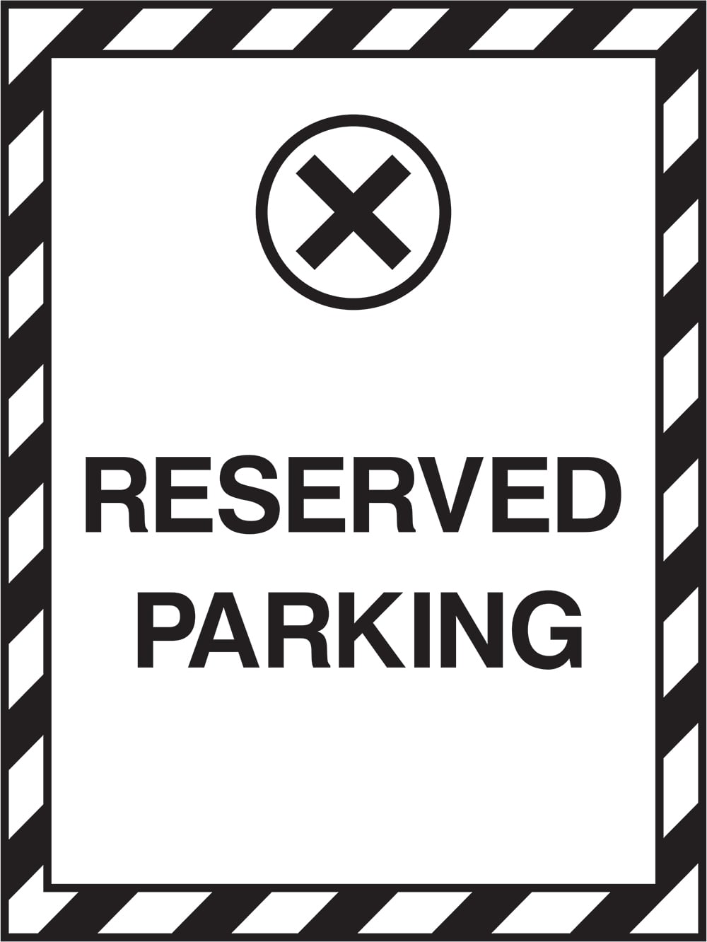 Signage: Reserved Parking (PARK0046)