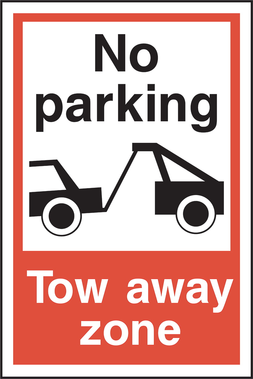 Signage: No Parking Tow Away Zone (PARK0076)