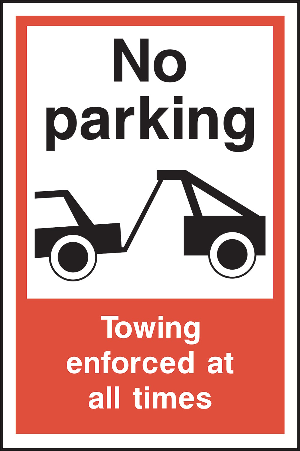 Signage: No Parking Towing Enforced (PARK0078)