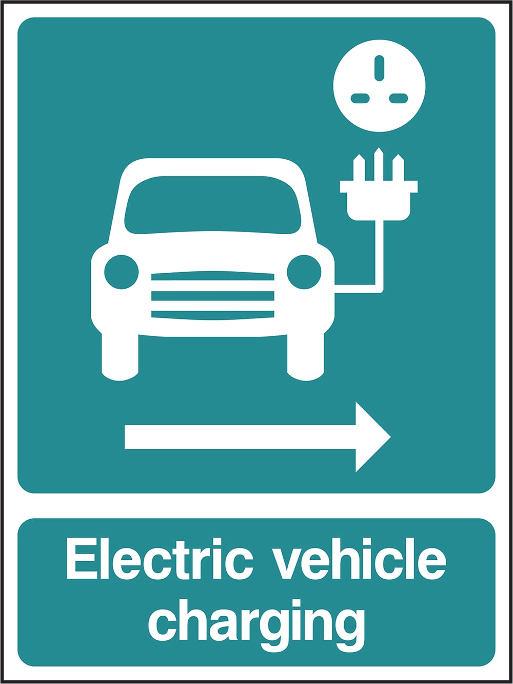 Signage: Electric Vehicle Charging Right (PARK0085)