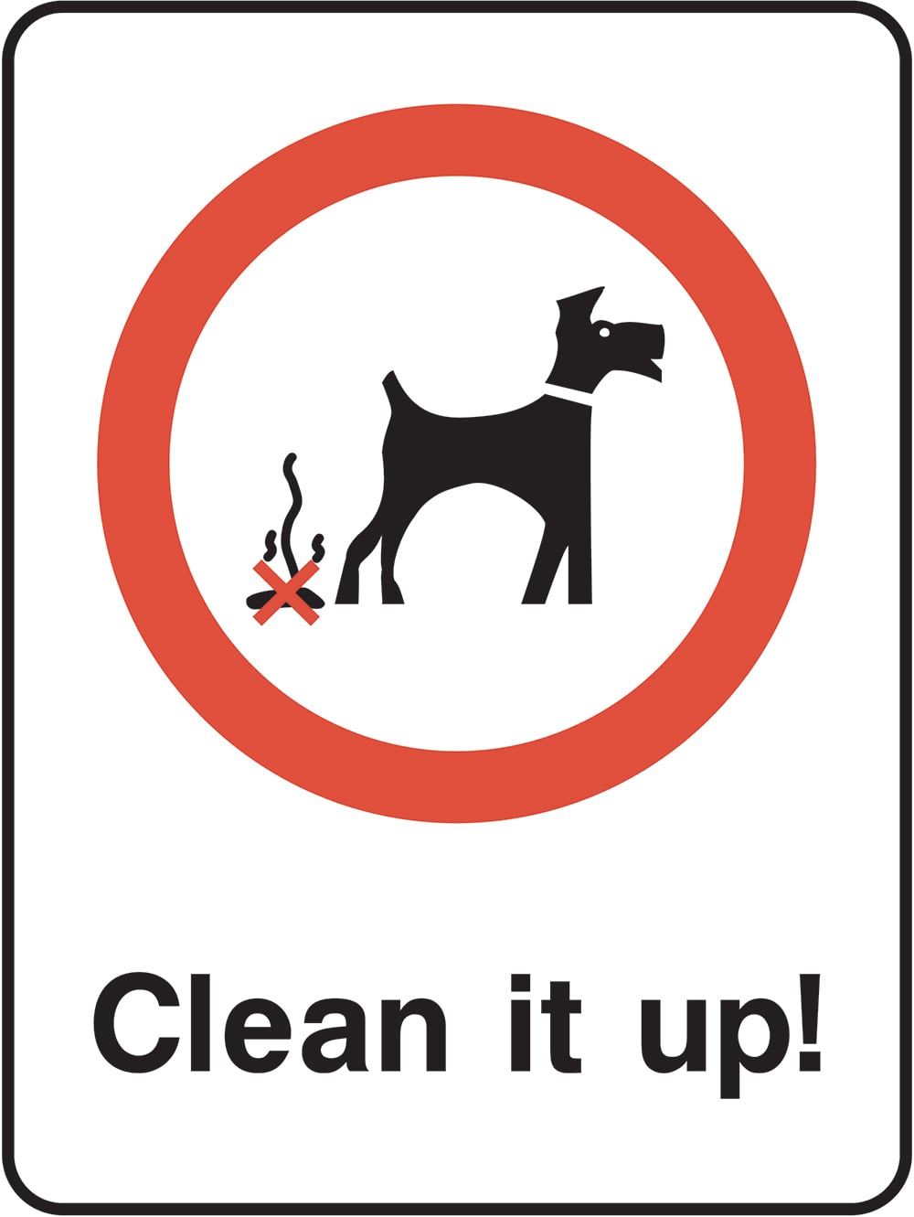 Signage: Clean It Up (PARK1_0009)