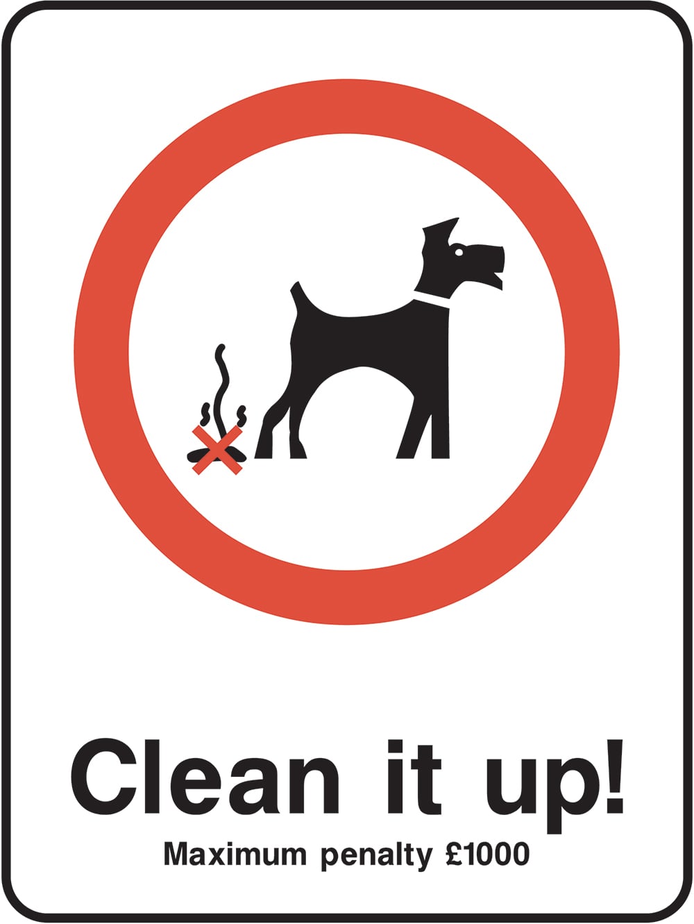 Signage: Clean It Up (PARK1_0012)