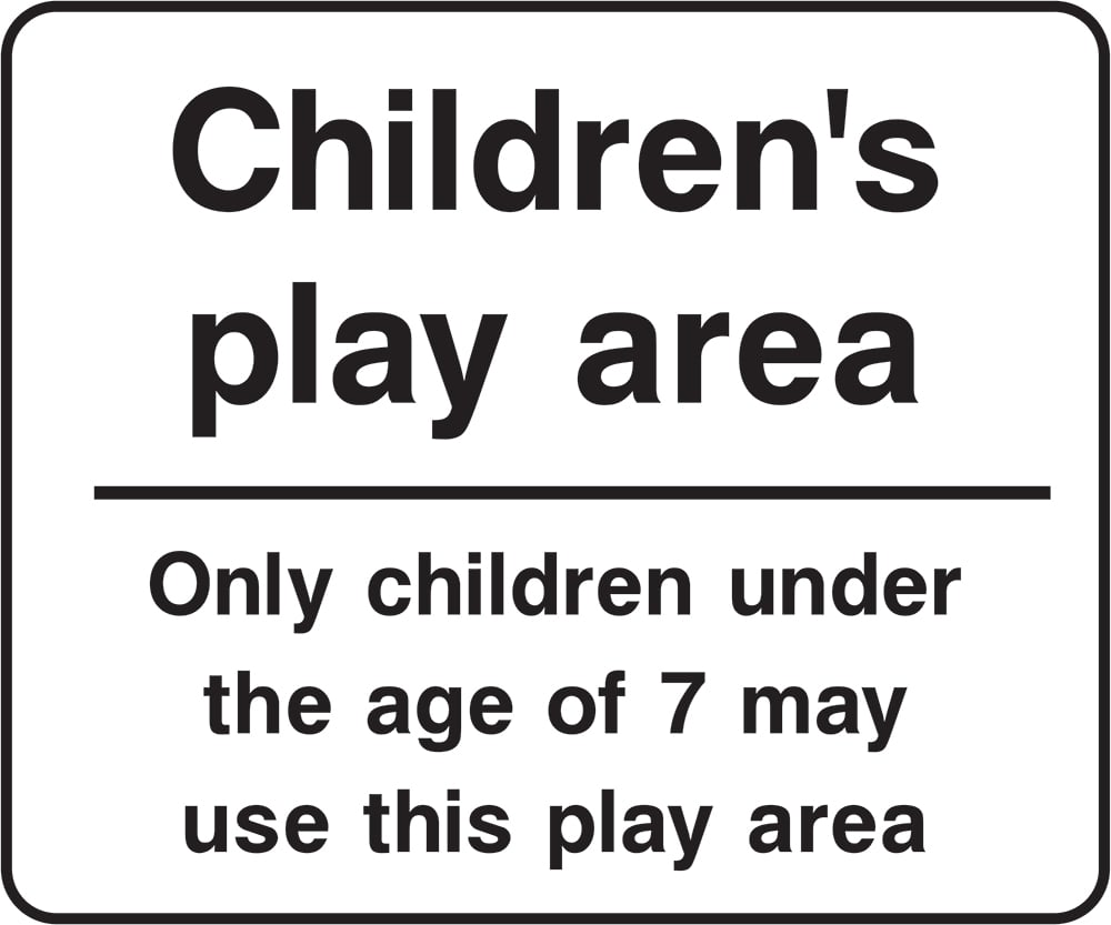 Signage: Children'S Play Area (PARK1_0019)