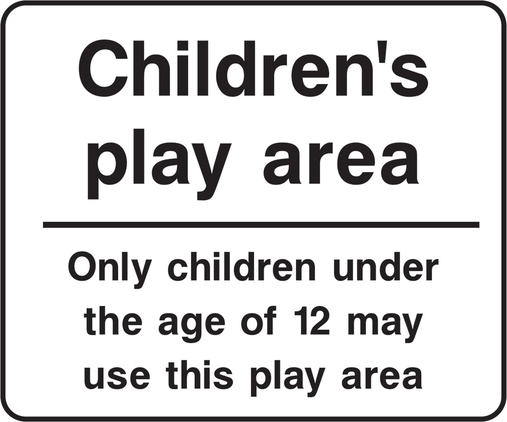 Signage: Children'S Play Area (PARK1_0020)