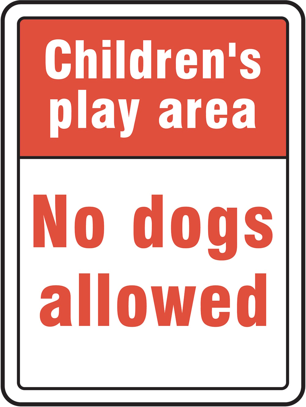 Signage: No Dogs Allowed (PARK1_0023)