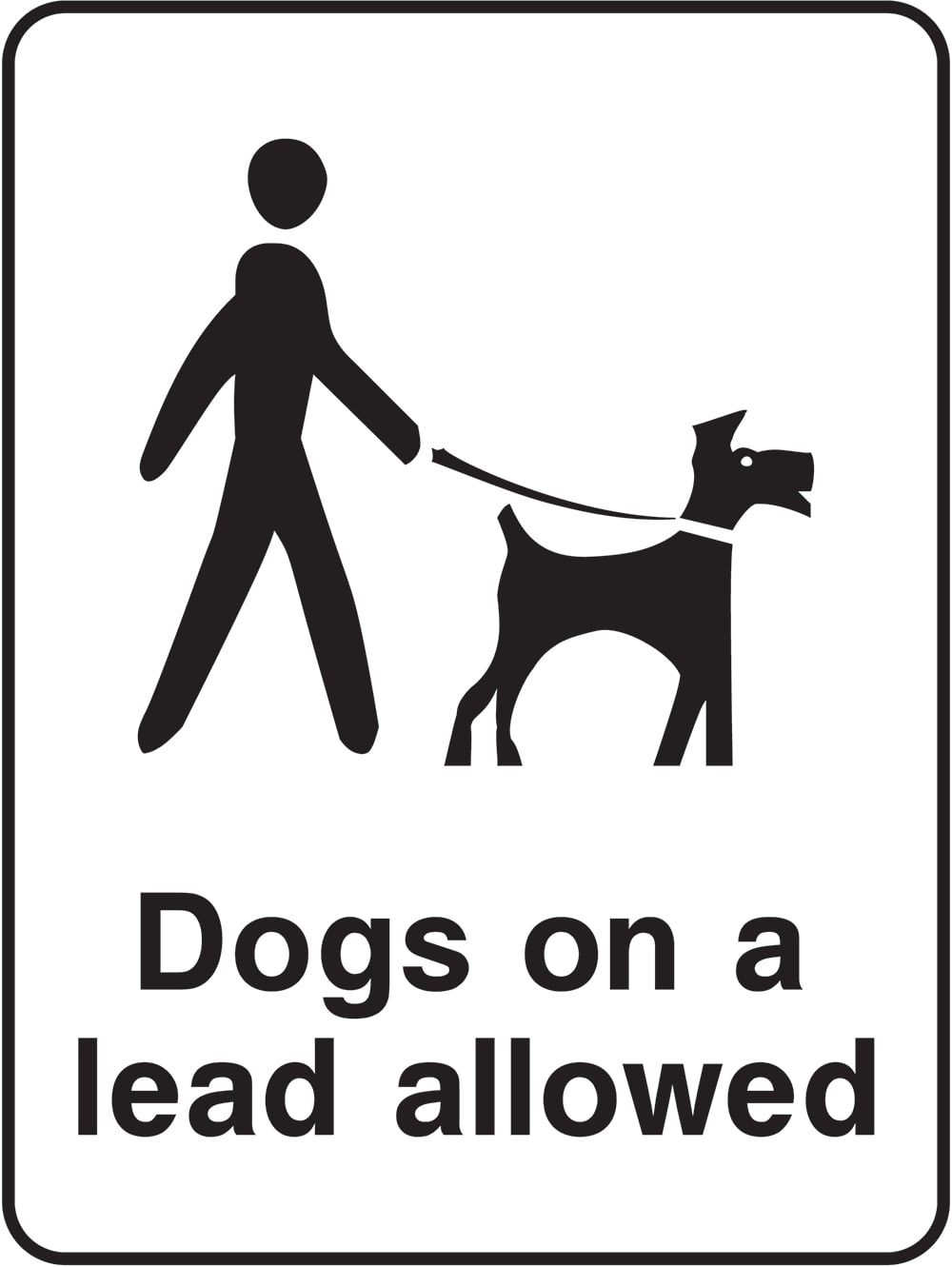 Signage: Dogs On Lead Allowed (PARK1_0024)