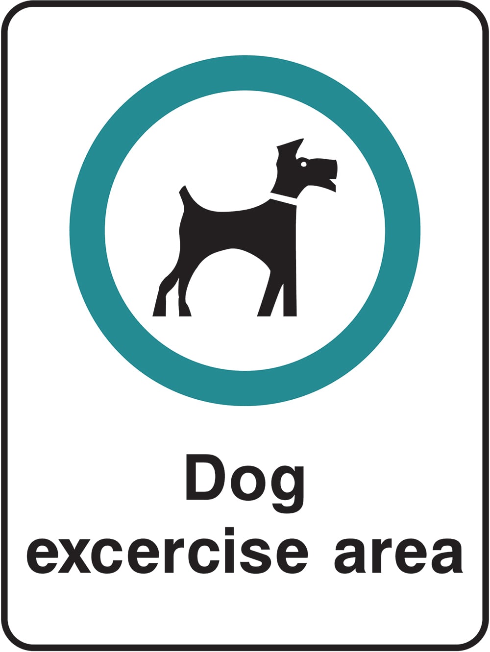 Signage: Dog Exercise Area (PARK1_0025)