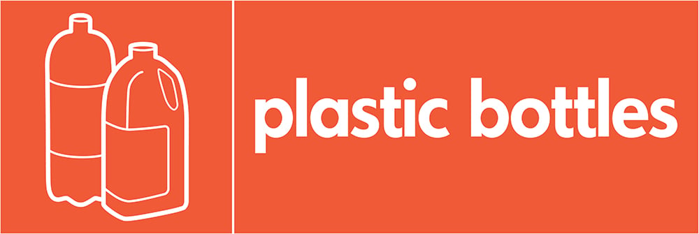 Signage: Plastic Bottles (PLAS0009)