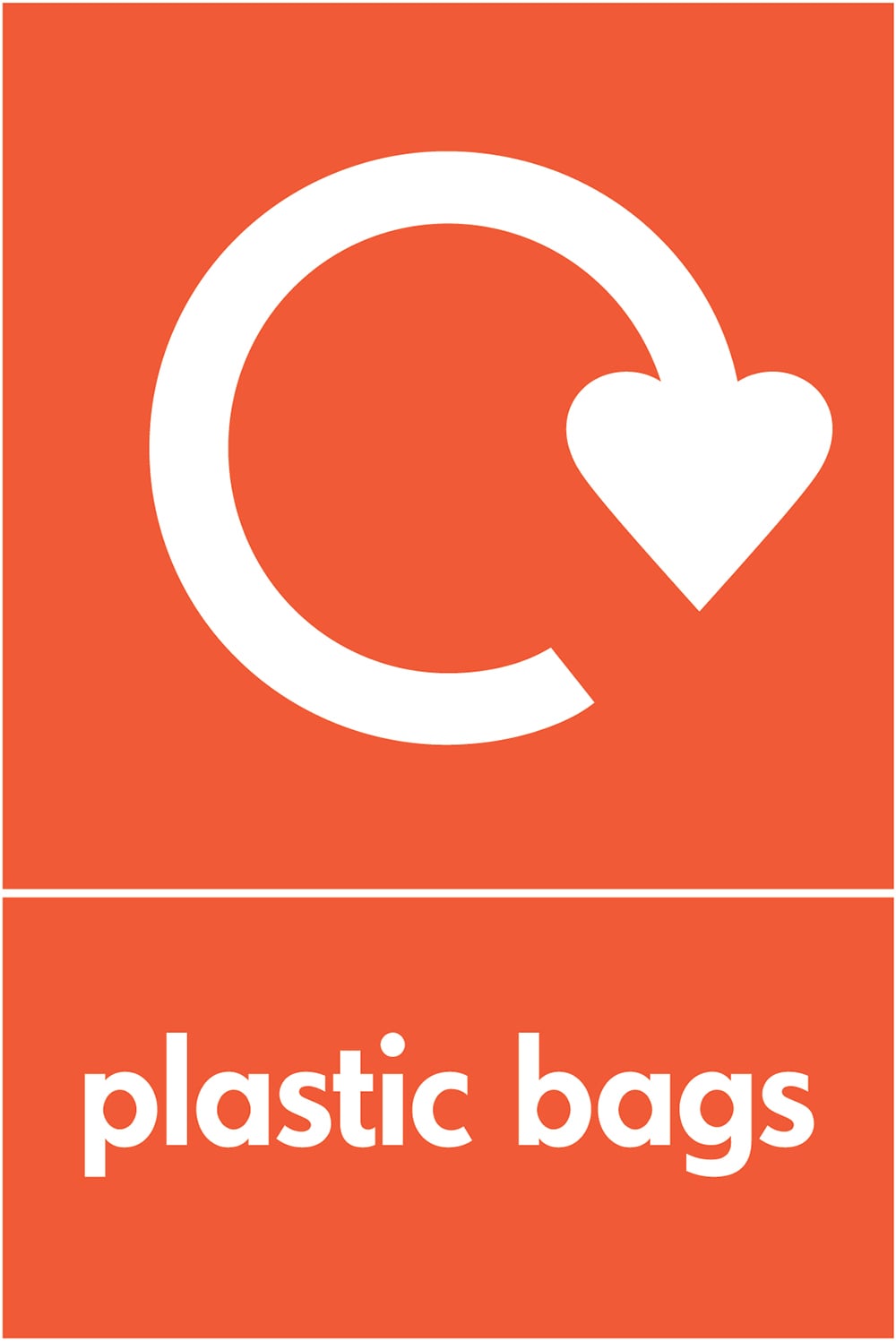 Signage: Plastic Bags Recycling (PLAS0017)