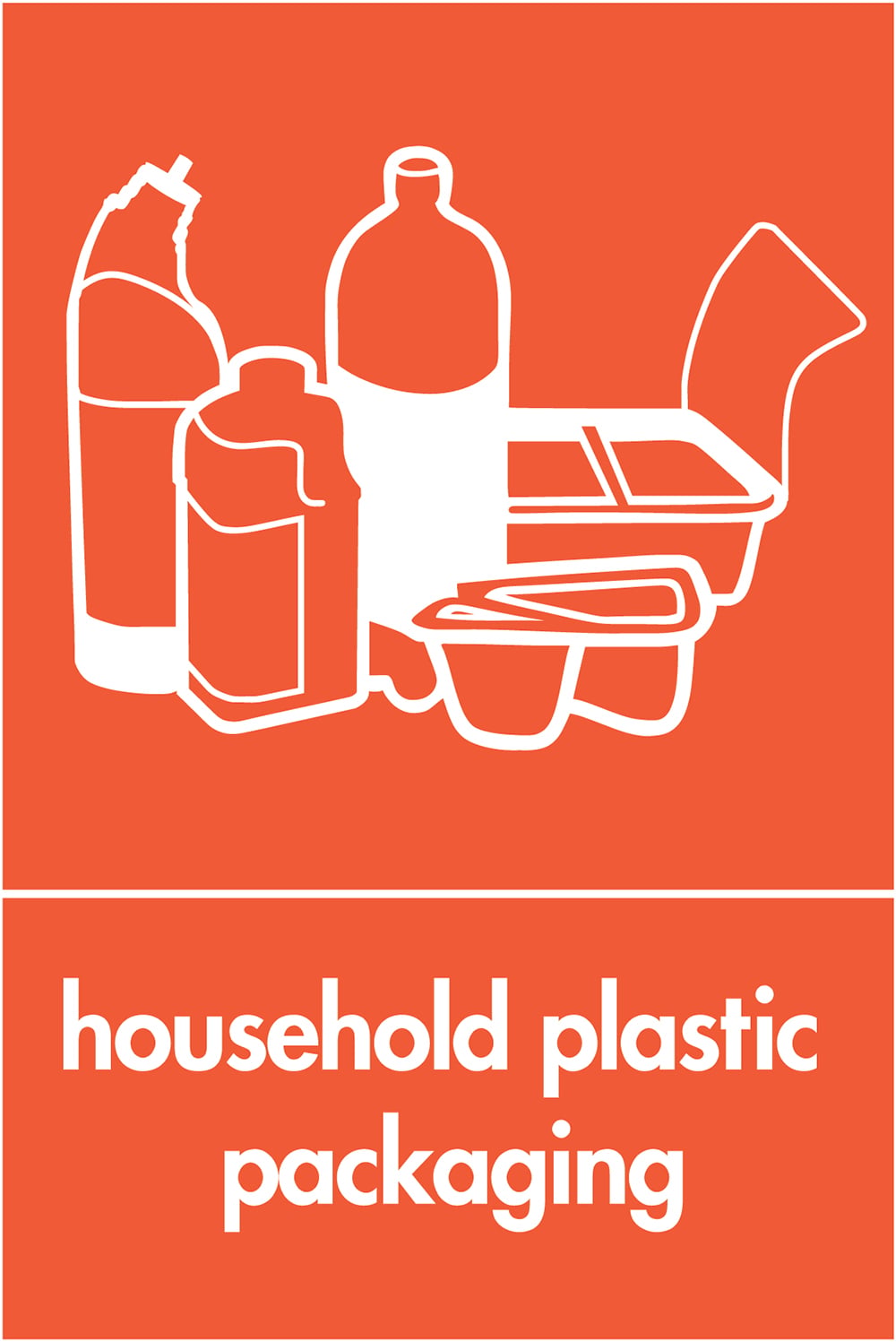 Signage: Household Plastic Packaging (PLAS0020)