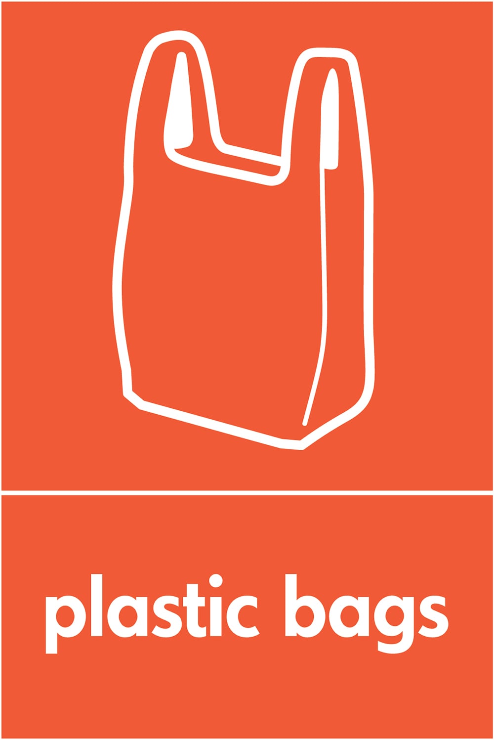 Signage: Plastic Bags (PLAS0021)