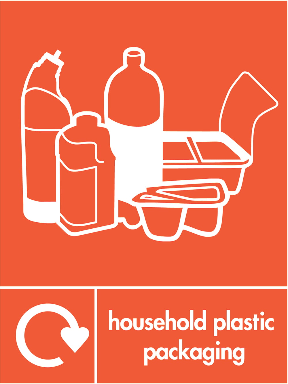 Signage: Household Plastic Packaging (PLAS0025)