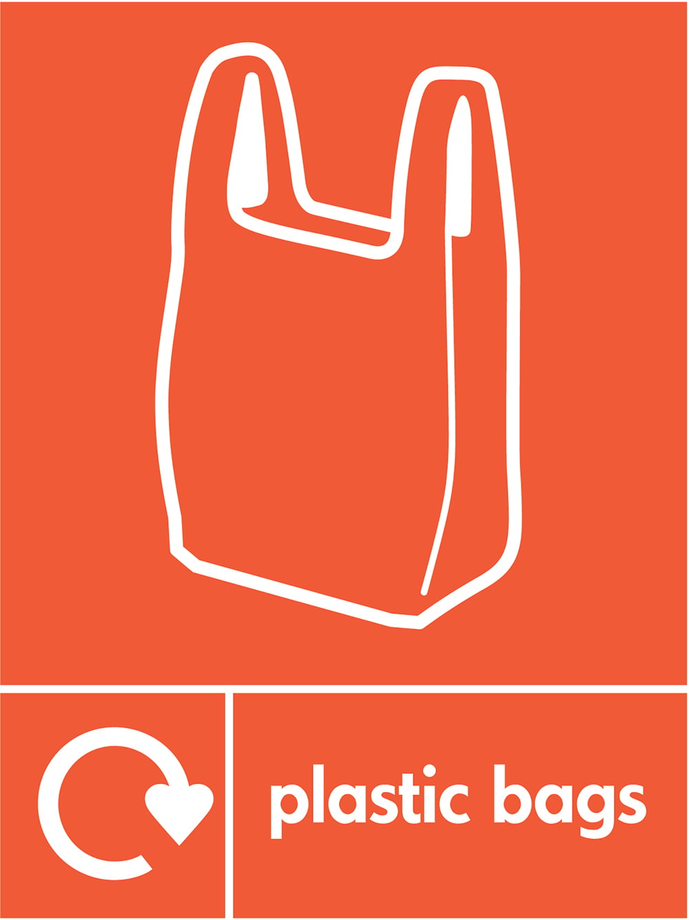 Signage: Plastic Bags (PLAS0026)