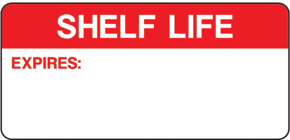 Signage: Shelf Life Expires (QUAL0030)