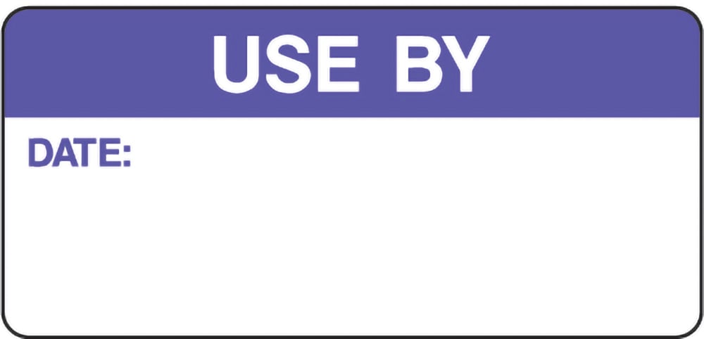 Signage: Use By Date (QUAL0049)