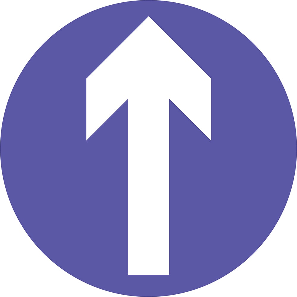 Signage: Keep Left (REGU0004)