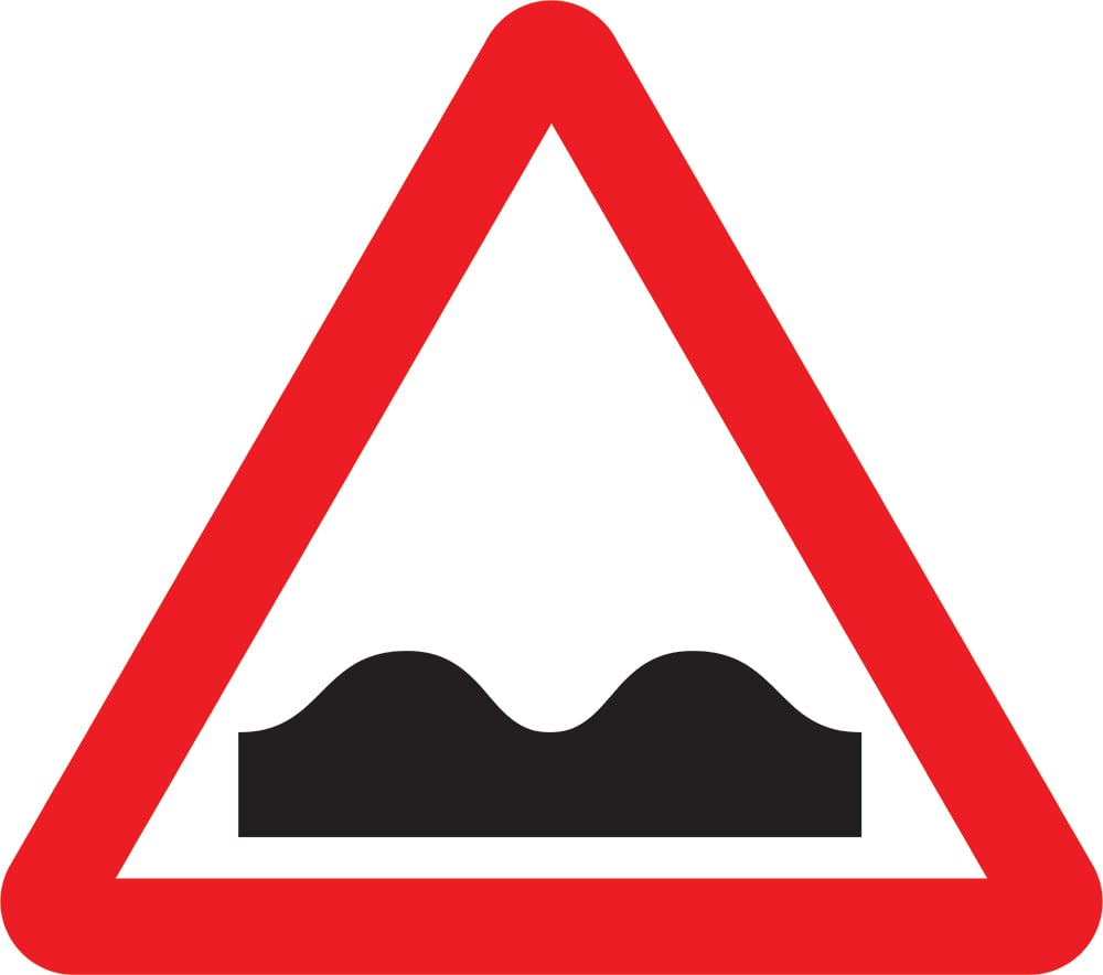 Signage: Uneven Surface (WARN0001)