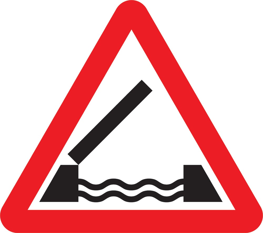 Signage: Warning Swing Bridge Ahead (WARN0004)