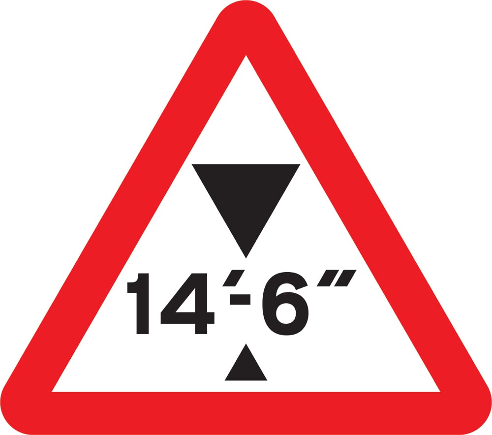 Signage: Height Restriction 14Ft 6In (WARN0006)