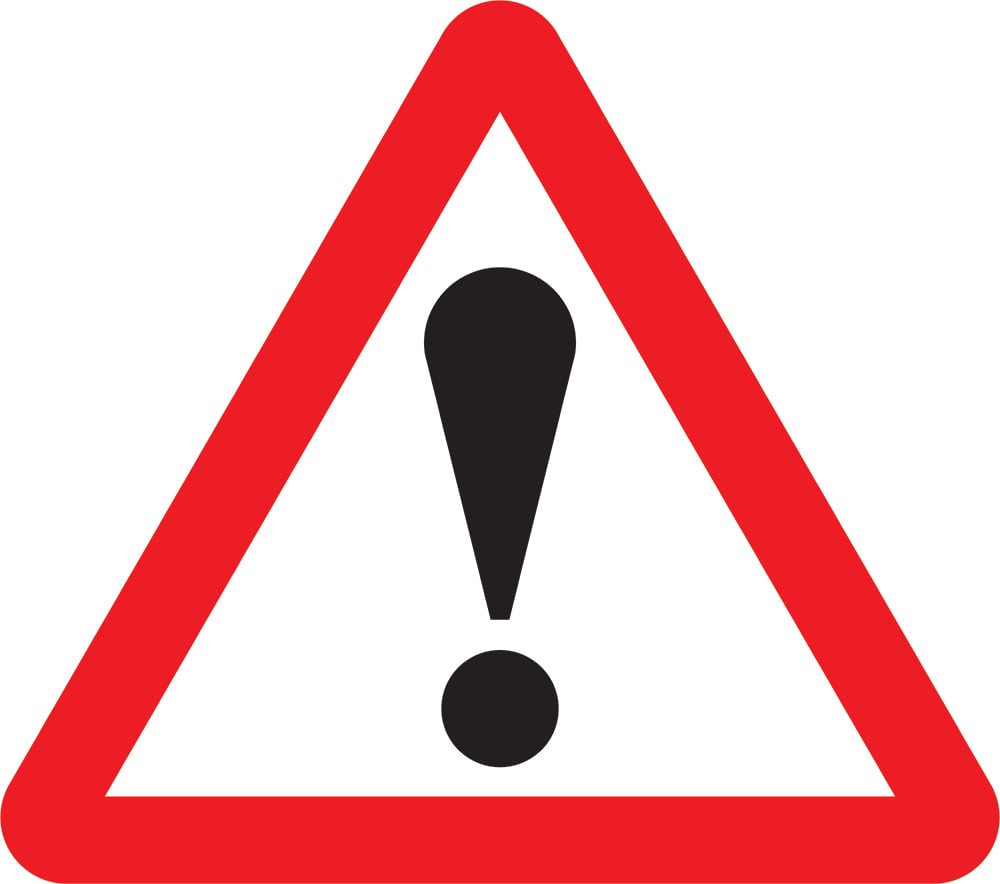 Signage: General Warning (WARN0020)