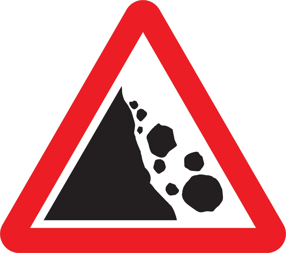 Signage: Falling Rocks (WARN0021)