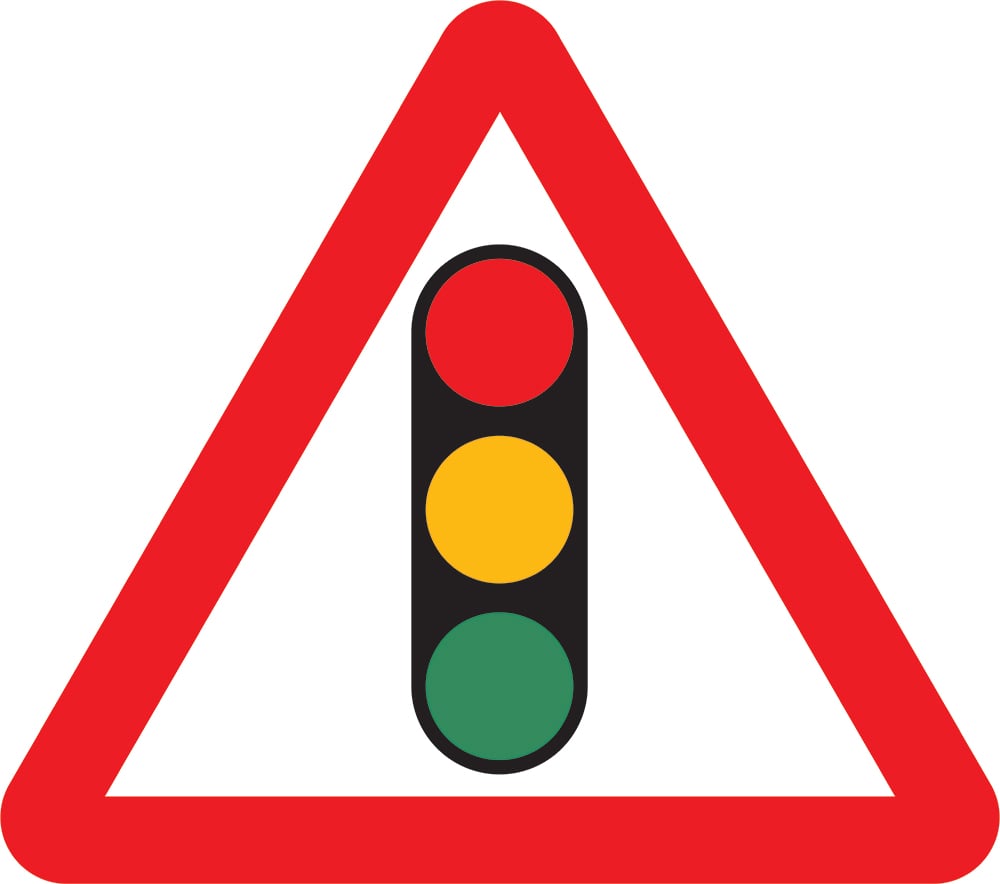 Signage: Traffic Lights Ahead (WARN0023)
