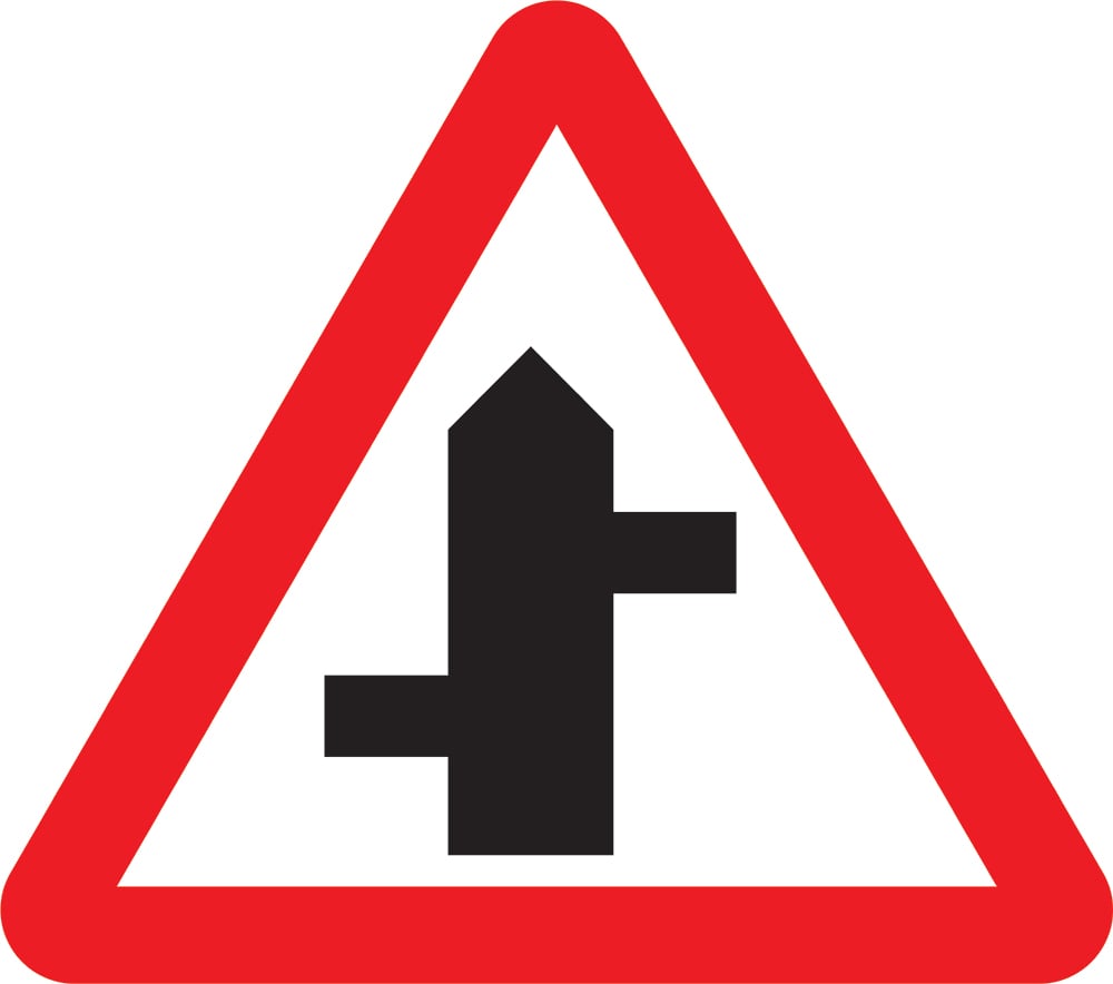 Signage: Side Road Junctions (WARN0027)