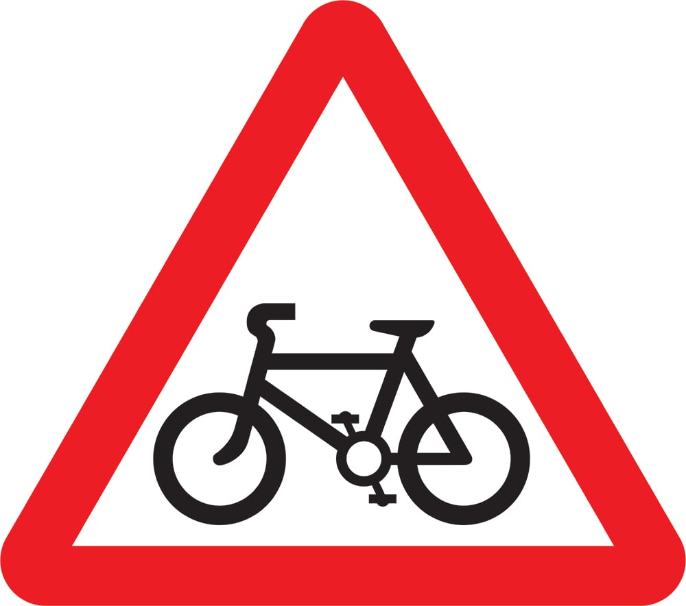 Signage: Cycle Crossing Ahead (WARN0032)