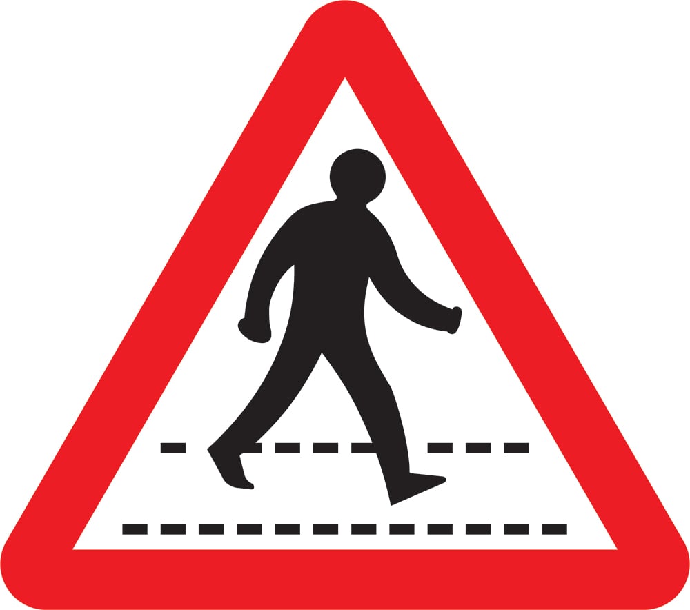 Signage: Pedestrian Crossing (WARN0044)