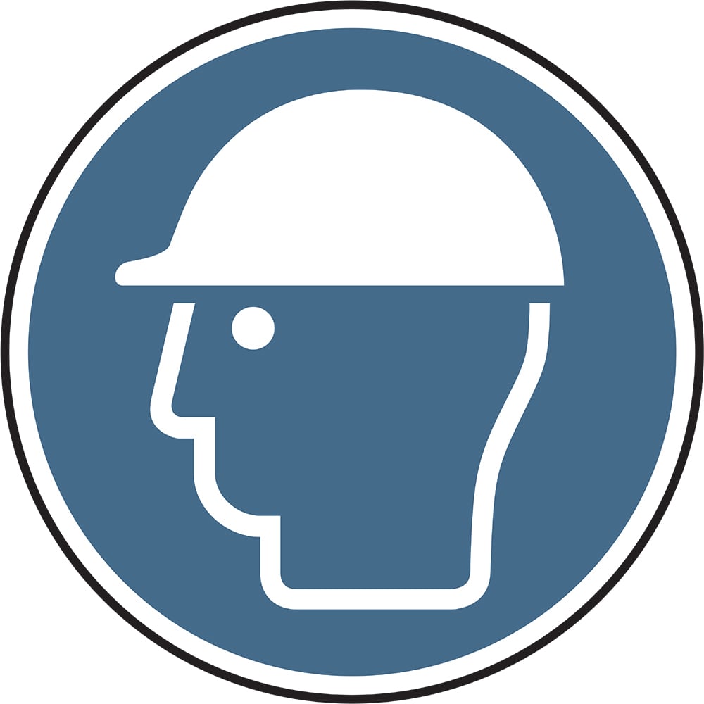 Signage: Head Protection Must Be Worn (FLOO0001)