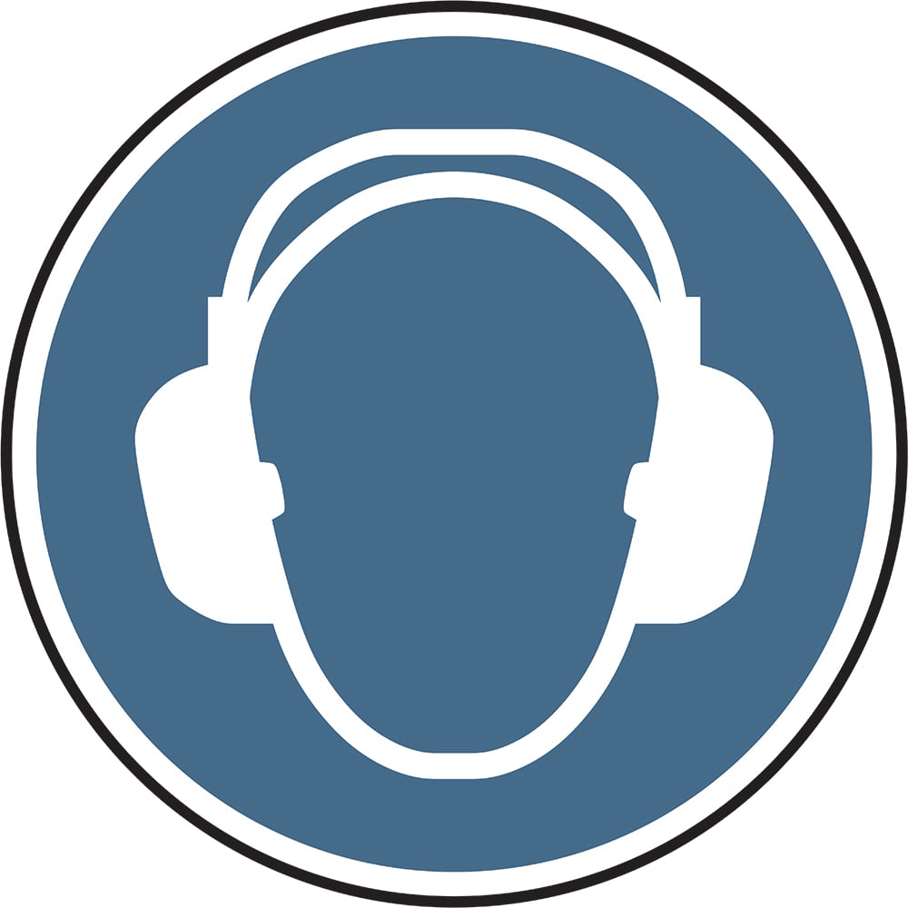 Signage: Hearing Protection Must Be Worn (FLOO0002)