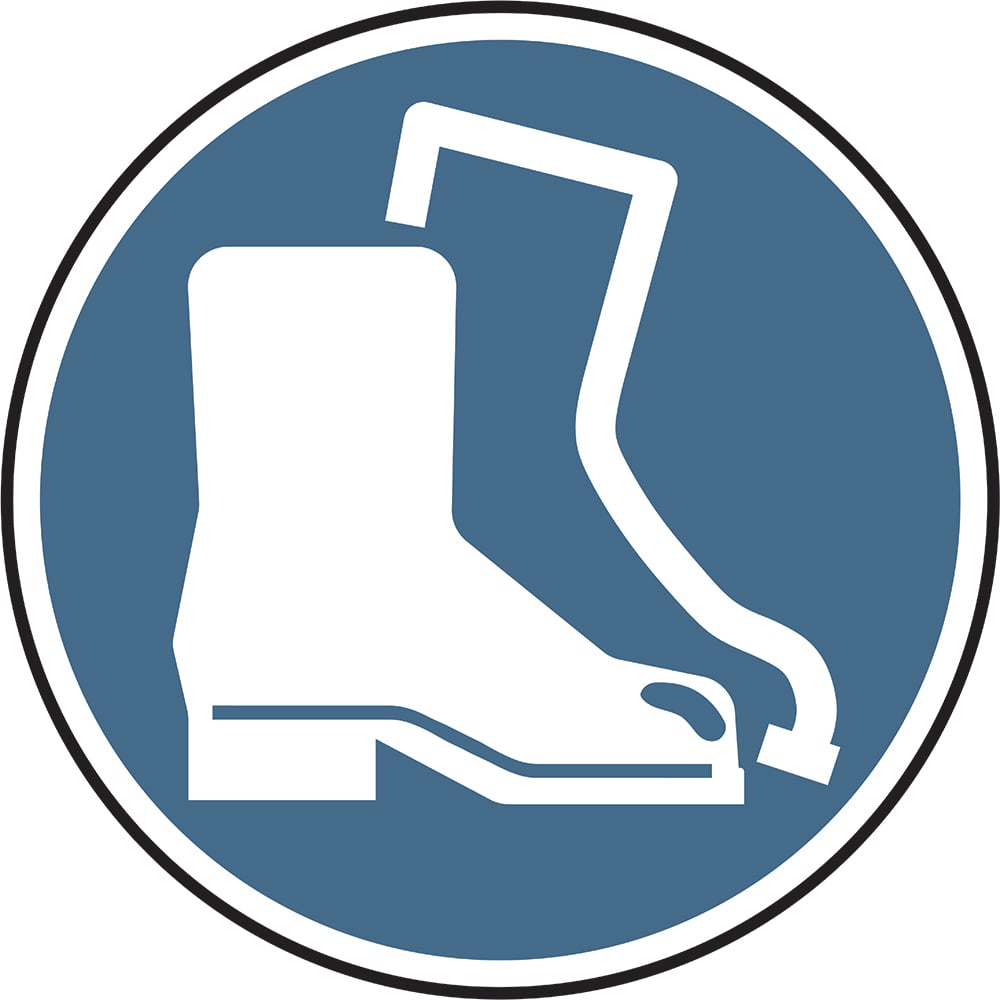 Signage: Safety Footwear Must Be Worn (FLOO0003)