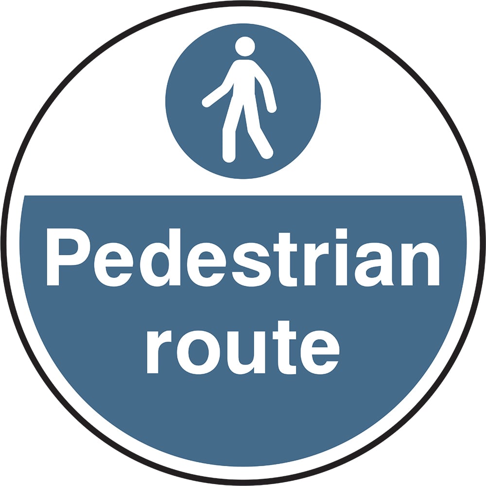 Signage: Pedestrian Route (FLOO0006)
