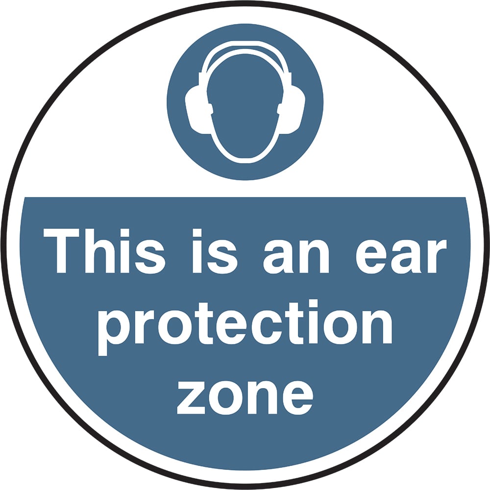 Signage: Ear Protection Zone (FLOO0008)
