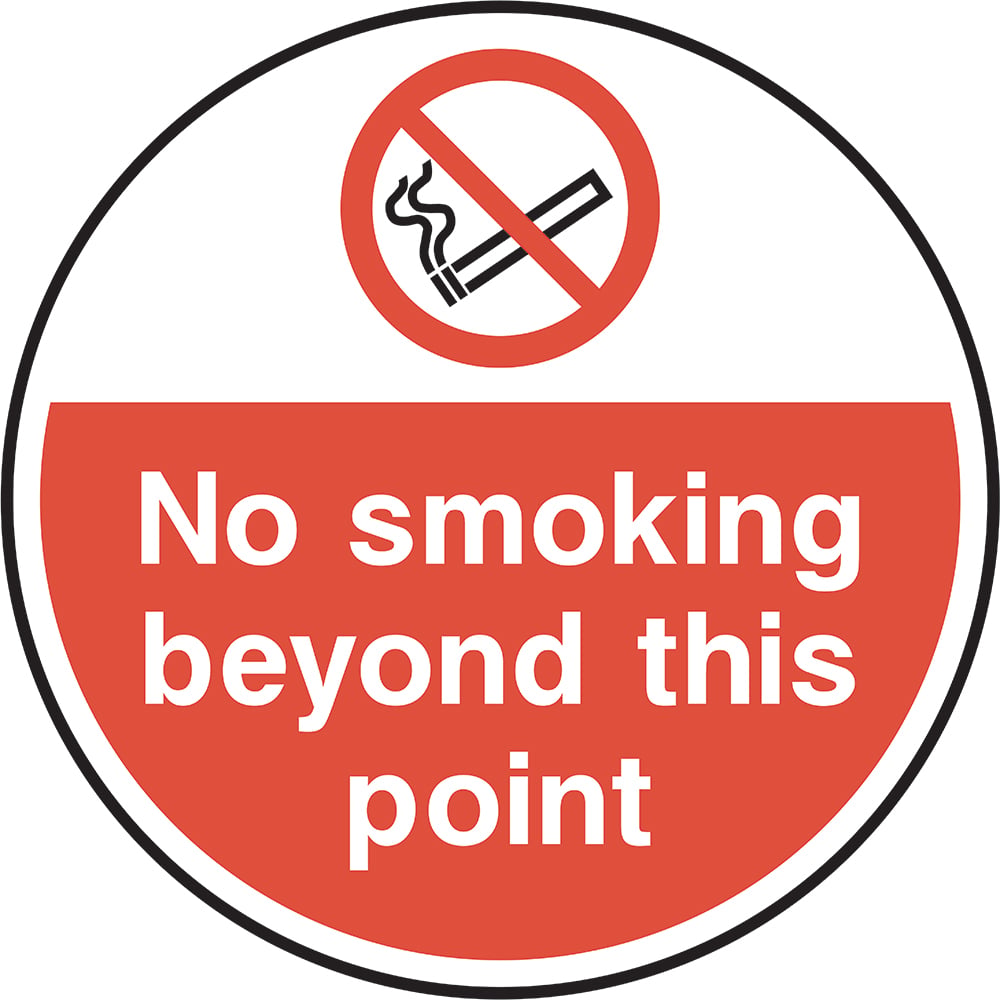 Signage: No Smoking Beyond This Point (FLOO0015)