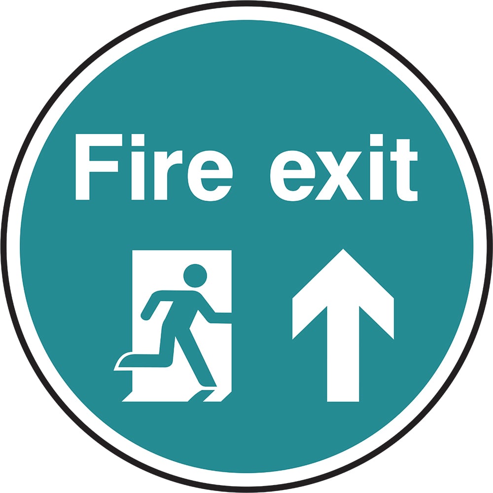 Signage: Fire Exit Up (FLOO0021)