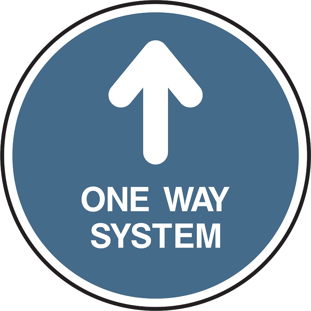 Signage: One Way System Up (FLOO0027)