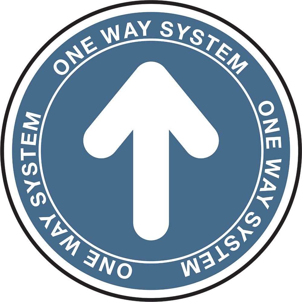 Signage: One Way Up (FLOO0033)